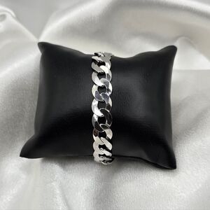 Sterling Silver 925 Cuban Chain Bracelet